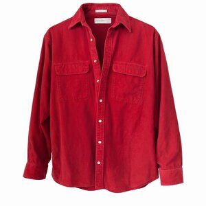Vintage St John’s Bay Dadcore Red Button Down Casual Shirt